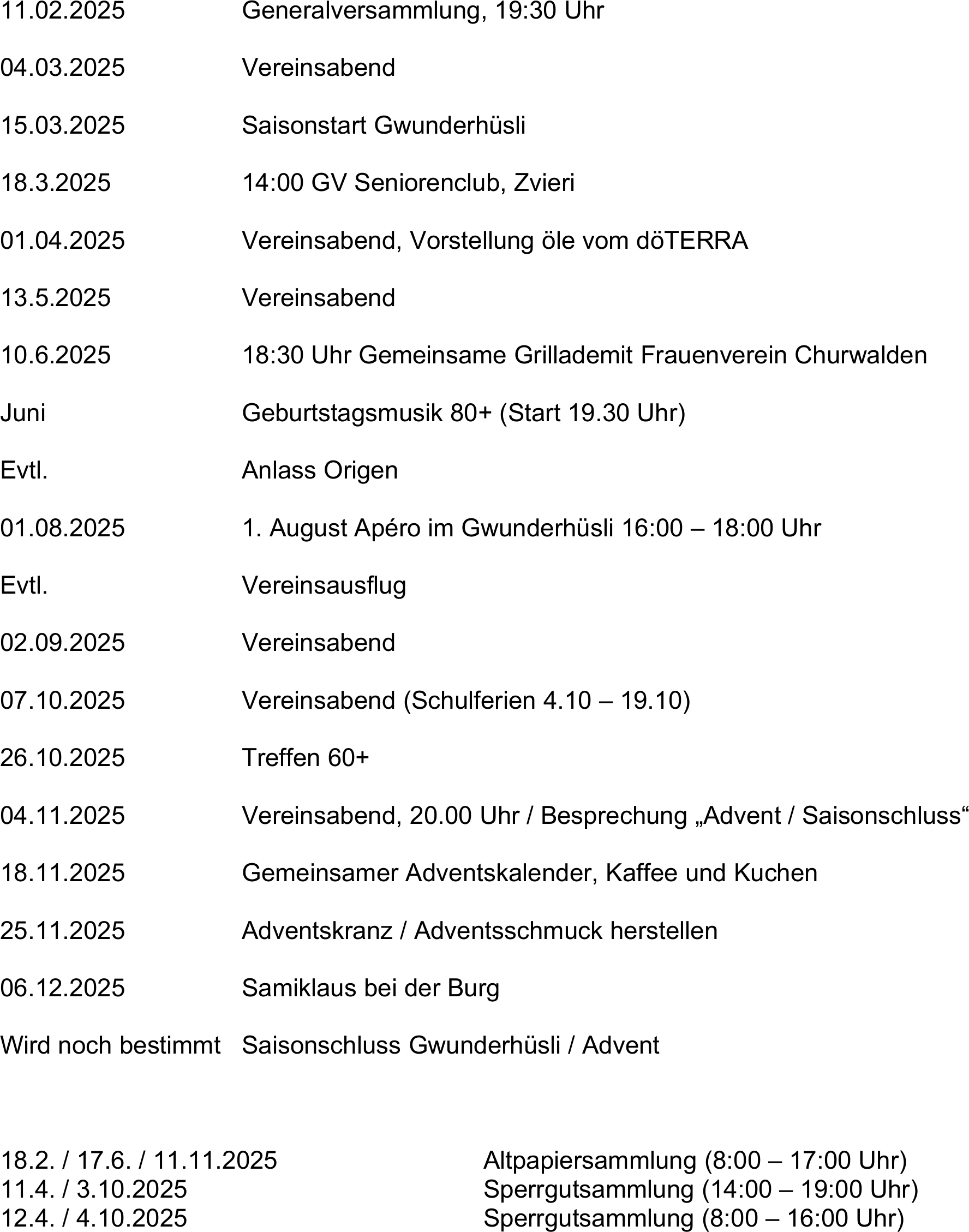Programm